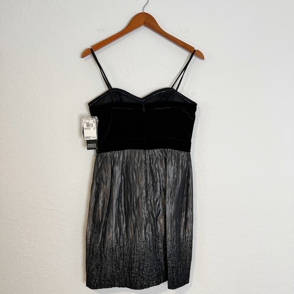 Adrianna Papell Strapless Bustier Mini Dress